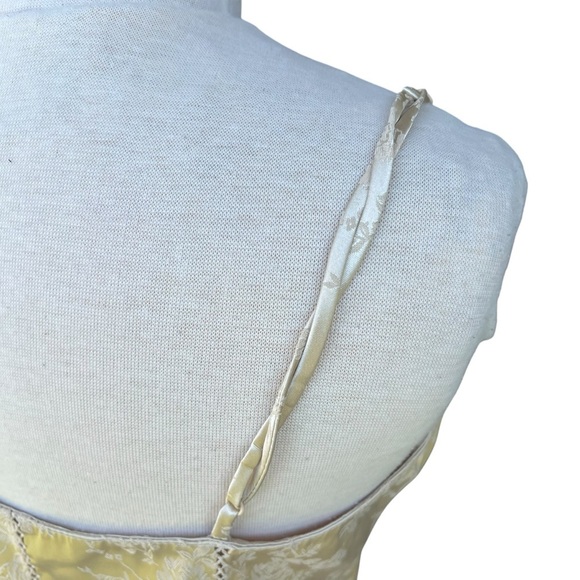 VTG 90s Y2K Victoria's Secret Cropped Bustier Style Camisole Top Champagne Med - Picture 10 of 10